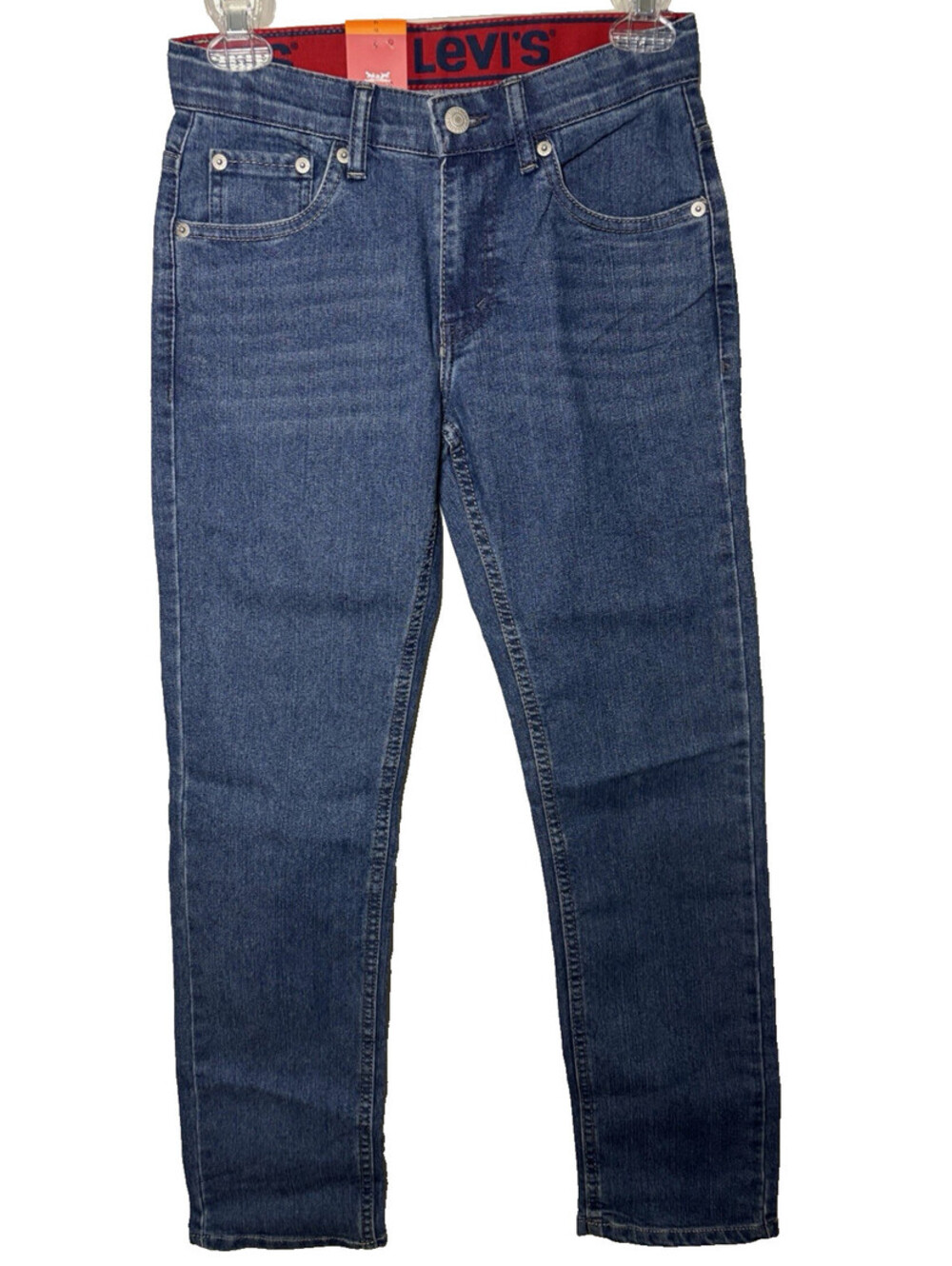 Levis 511 Jeans Youth Boys Size 12R 26X27 Blue Denim Stretch Flex Slim Fit NWT
